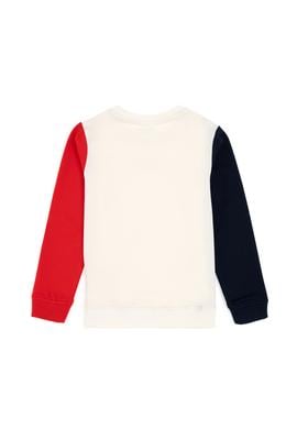 Erkek Çocuk Krem Bisiklet Yaka Sweatshirt - 50293646006