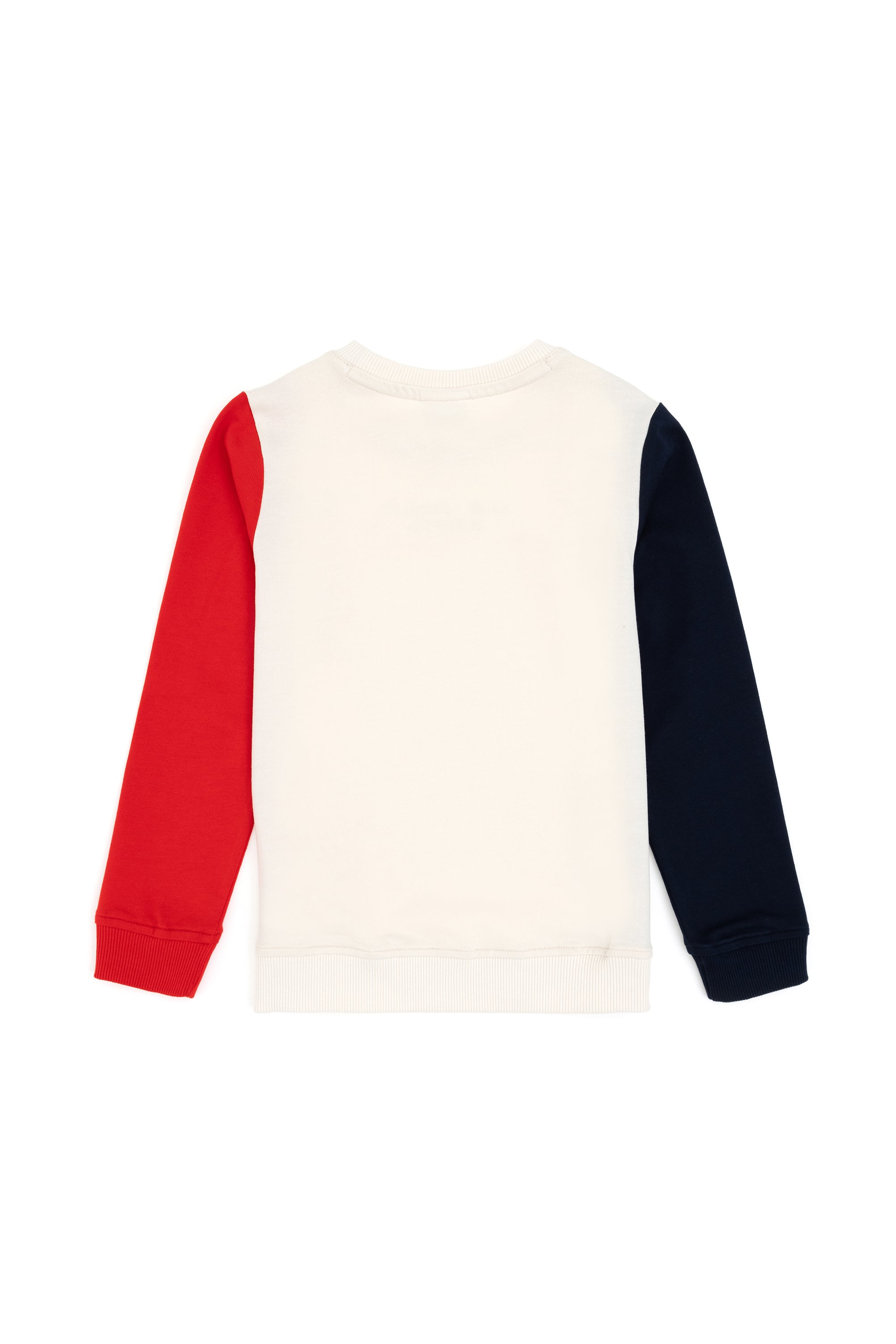 Erkek Çocuk Krem Bisiklet Yaka Sweatshirt