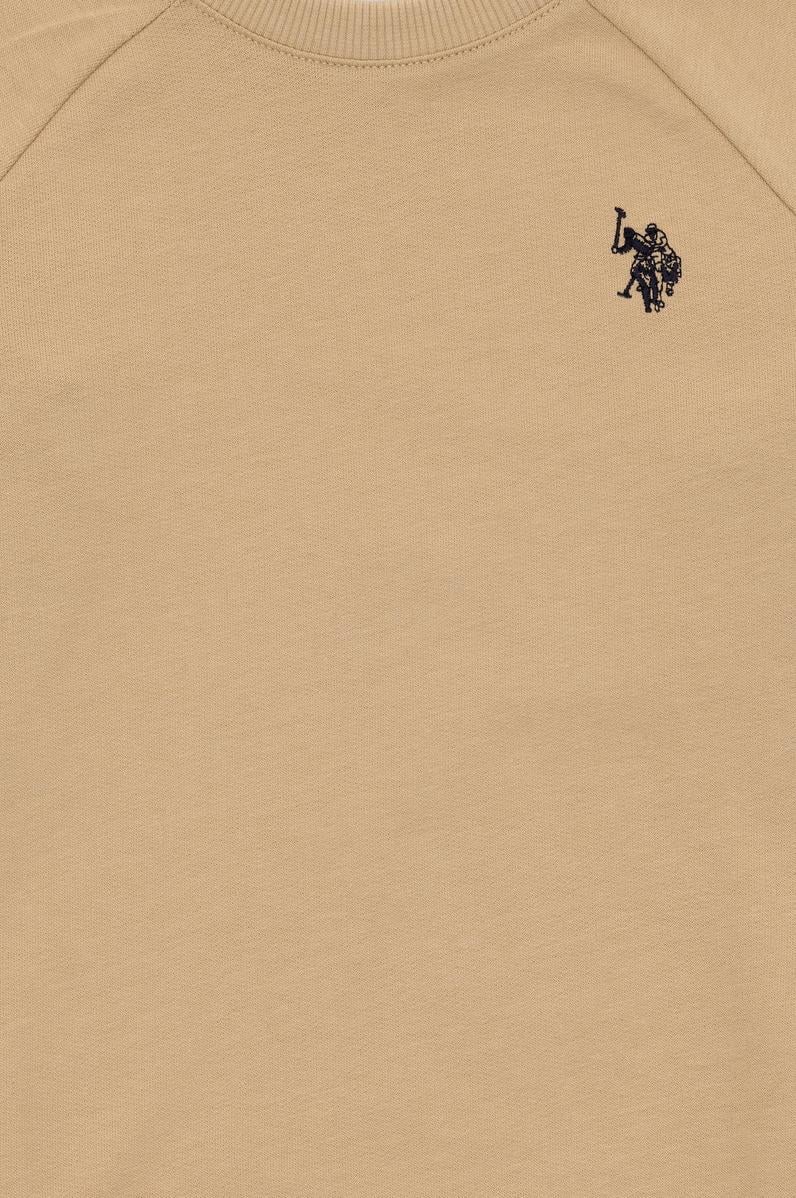 Erkek Çocuk Kum Basic Bisiklet Yaka Sweatshirt