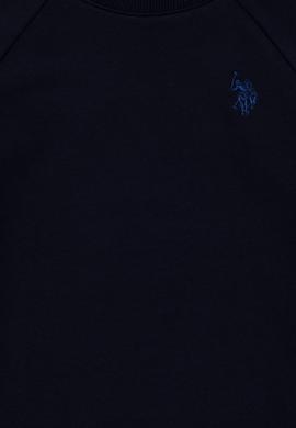 Erkek Çocuk Lacivert Basic Bisiklet Yaka Sweatshirt - 50293633140