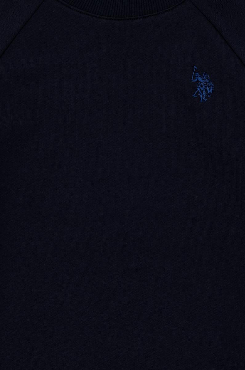 Erkek Çocuk Lacivert Basic Bisiklet Yaka Sweatshirt