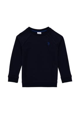 Erkek Çocuk Lacivert Basic Bisiklet Yaka Sweatshirt - 50293633140