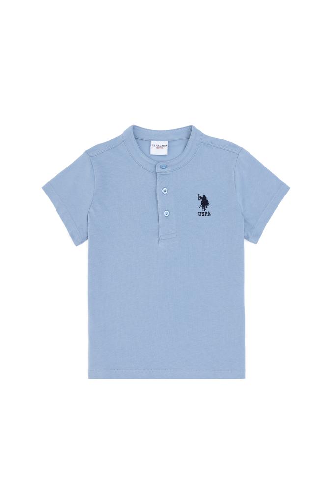 Erkek Çocuk Açık Mavi Basic Tişört