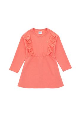 Kız Çocuk Nar Çiçeği Örme Elbise - 50296379024