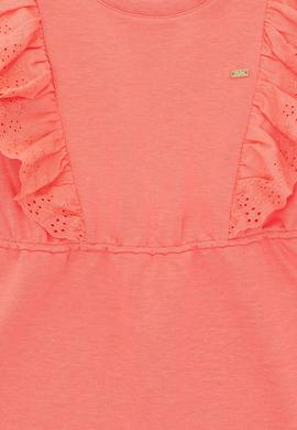 Kız Çocuk Nar Çiçeği Örme Elbise - 50296379024