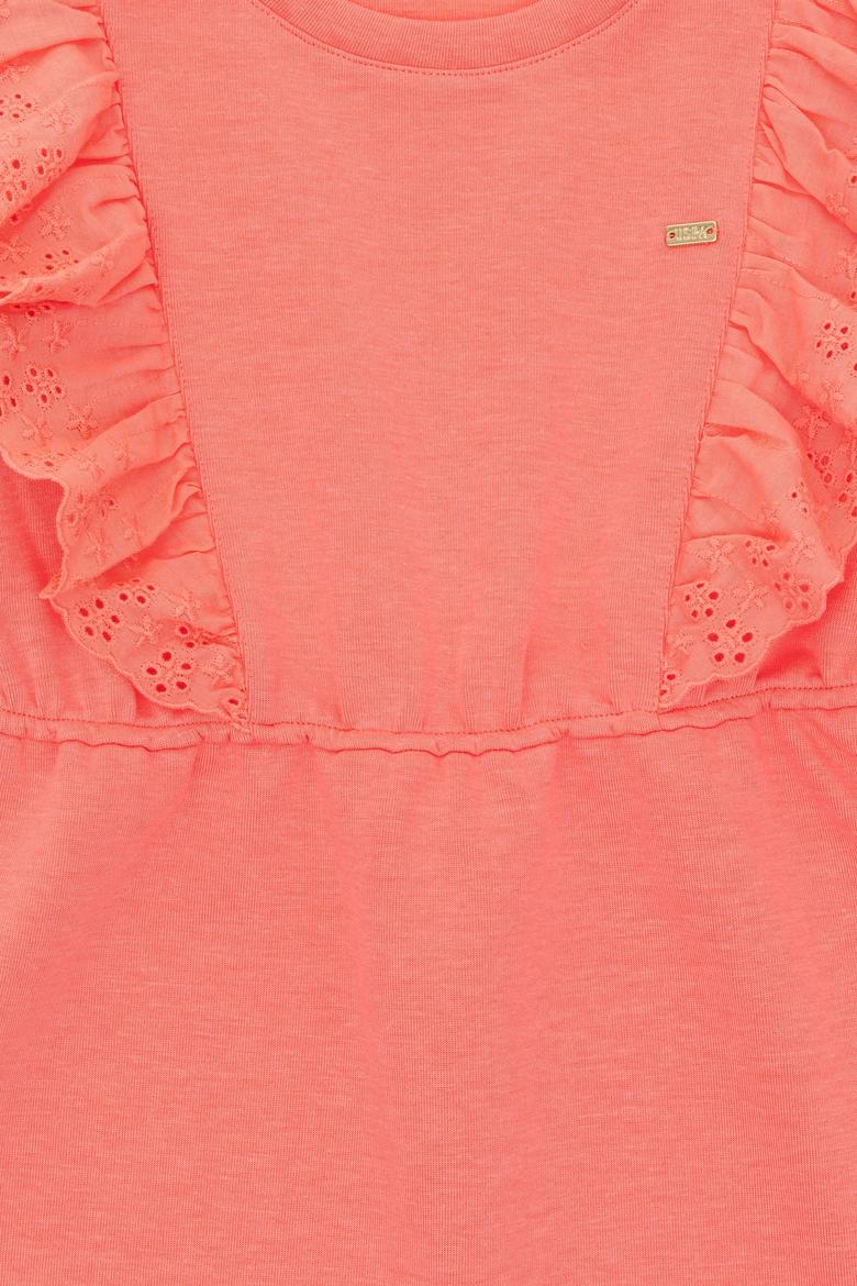 Kız Çocuk Nar Çiçeği Örme Elbise - 50296379024