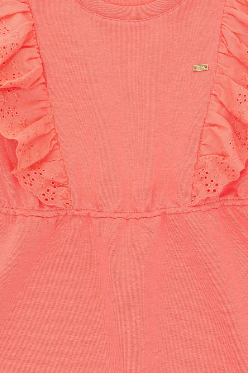 Kız Çocuk Nar Çiçeği Örme Elbise