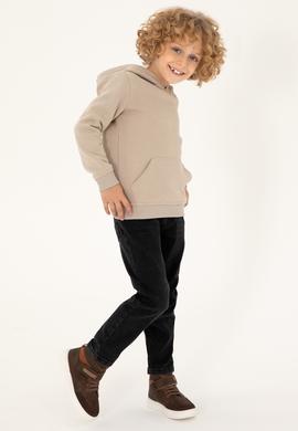 Erkek Çocuk Siyah Jean Pantolon - 50297155005