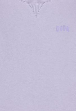 Kız Çocuk Lila Şardonlu Bisiklet Yaka Basic Sweatshirt - 50297451048