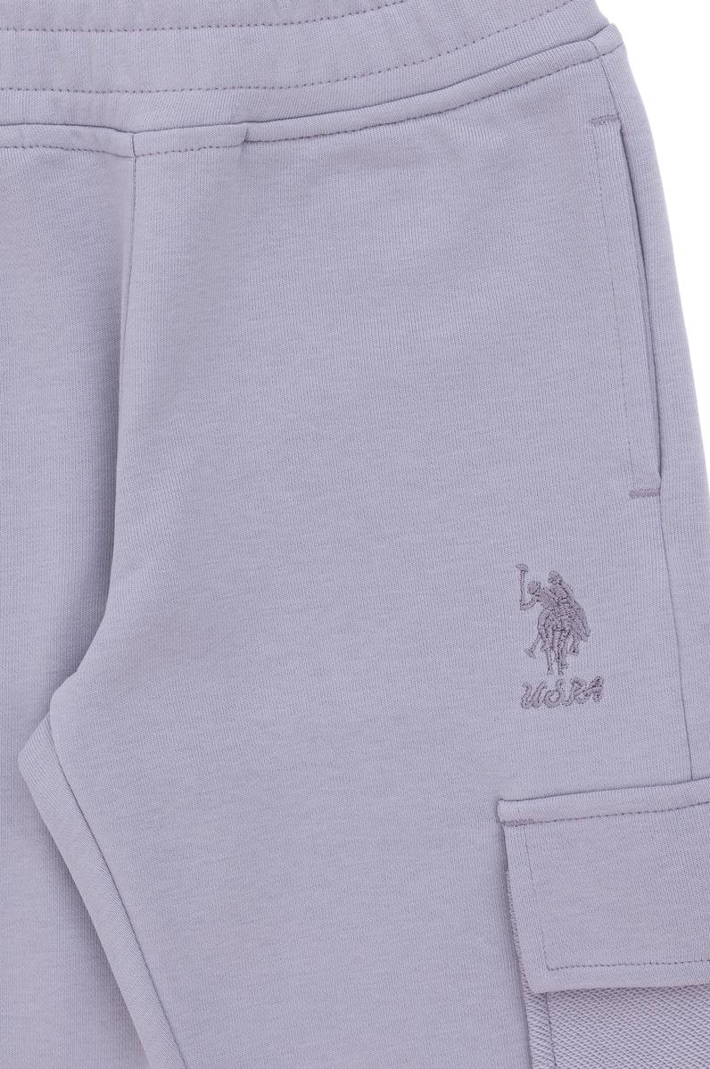 Kız Çocuk Lila Cepli Eşofman Altı