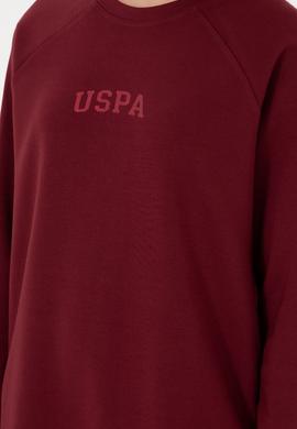 Kadın Bordo Sweatshirt Bisiklet Yaka Mini Boy Örme Elbise - 50297298006