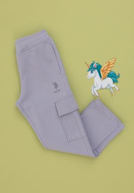 Kız Çocuk Lila Cepli Eşofman Altı - 50297440042