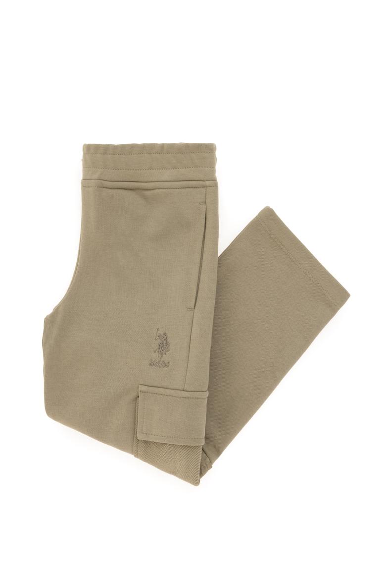 Kız Çocuk Açık Haki Cepli Eşofman Altı - 50297440044