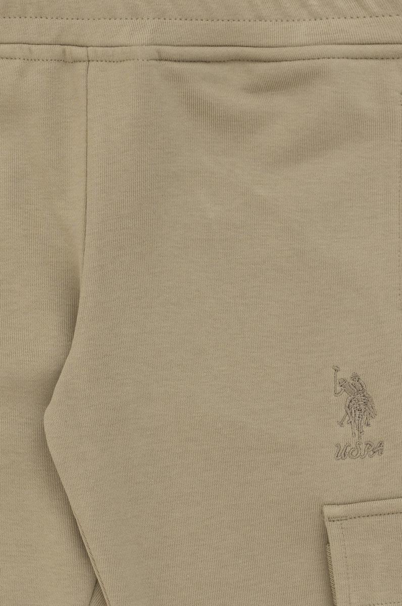 Kız Çocuk Açık Haki Cepli Eşofman Altı