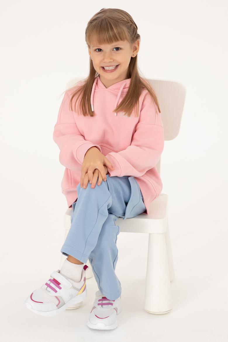 Kız Çocuk Açık Mavi Cepli Eşofman Altı - 50297440043