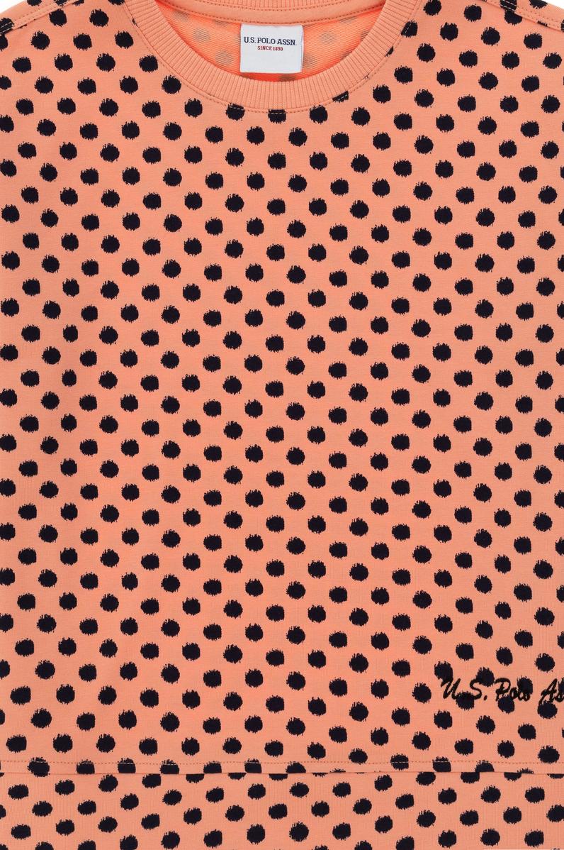 Kız Çocuk Somon Sweatshirt