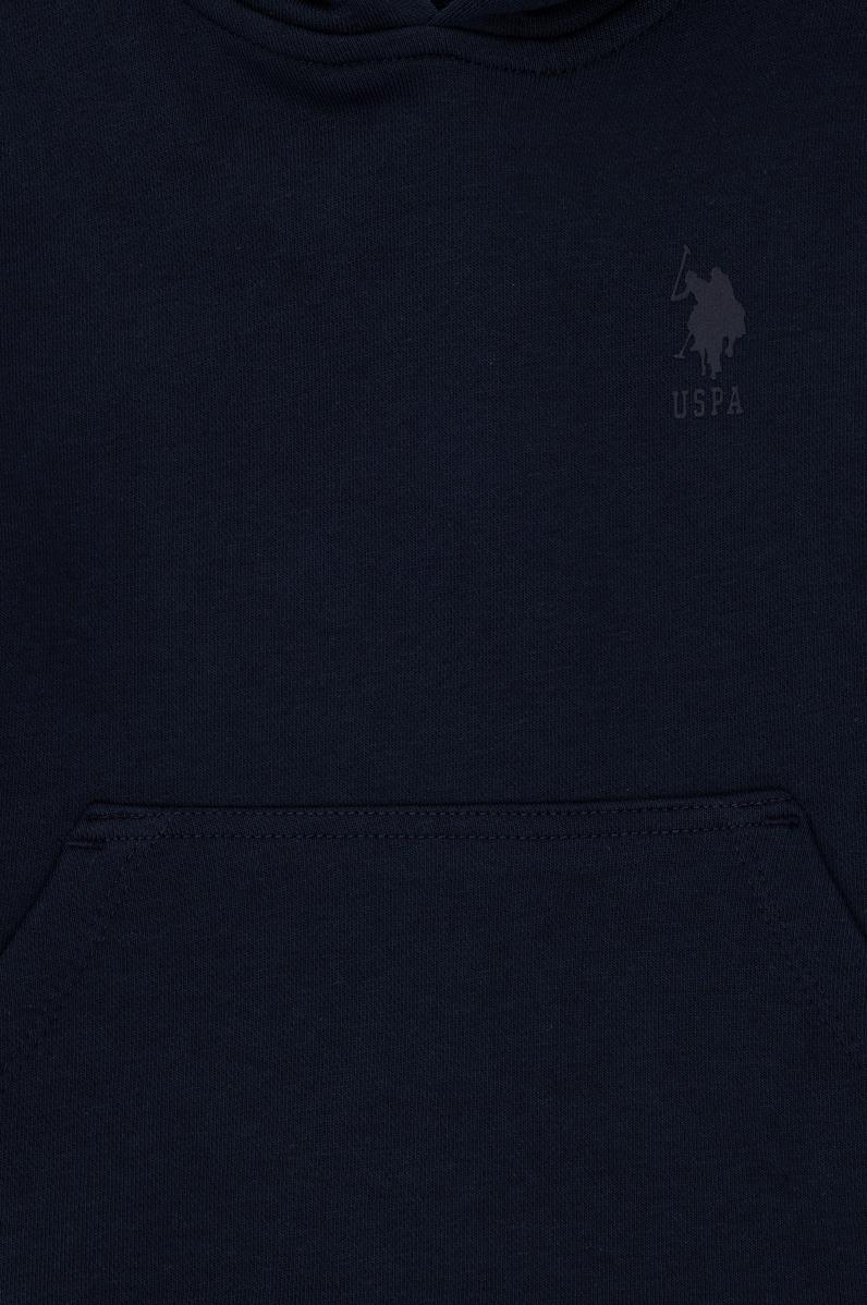 Erkek Çocuk Lacivert Basic Kapüşonlu Sweatshirt