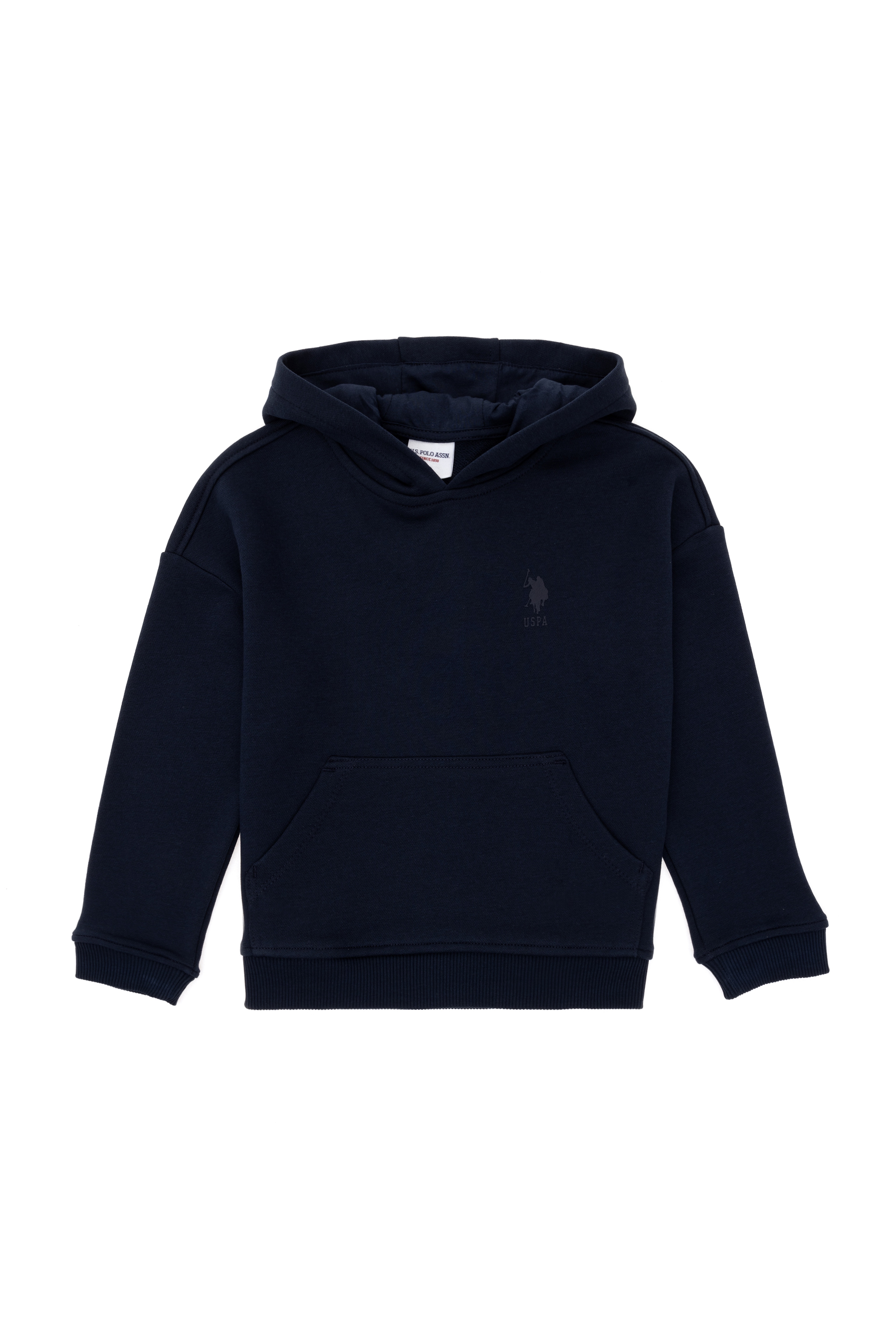 Erkek Çocuk Lacivert Basic Kapüşonlu Sweatshirt