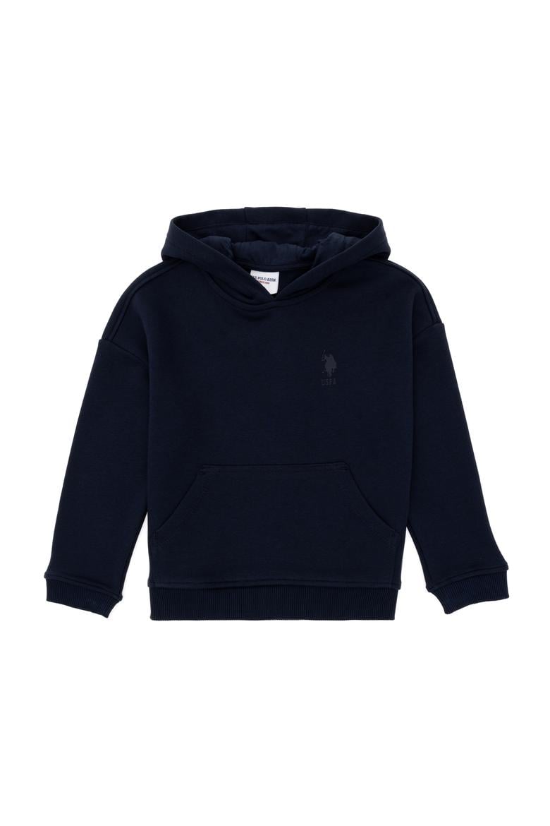 Erkek Çocuk Lacivert Basic Kapüşonlu Sweatshirt - 50298269027