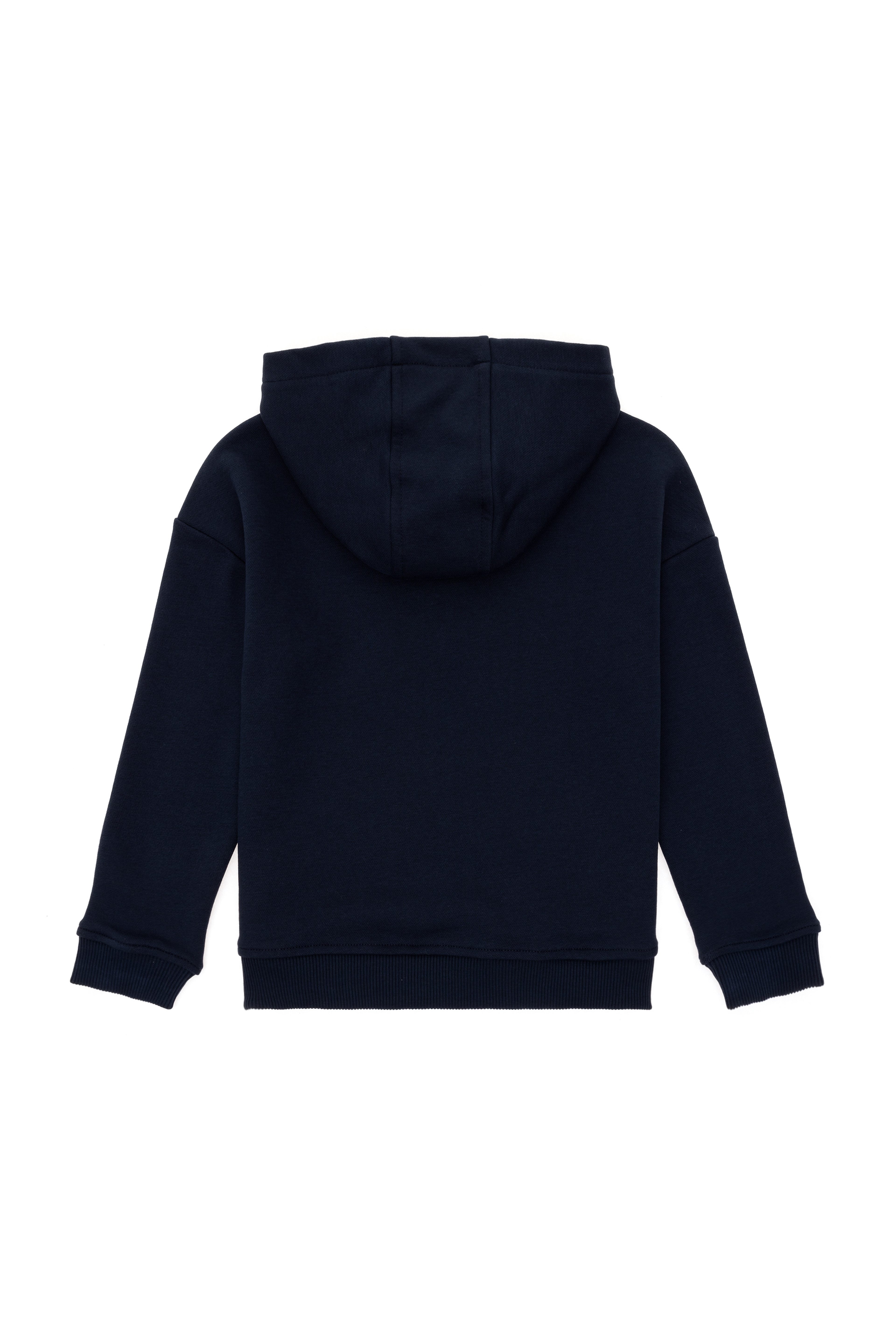 Erkek Çocuk Lacivert Basic Kapüşonlu Sweatshirt