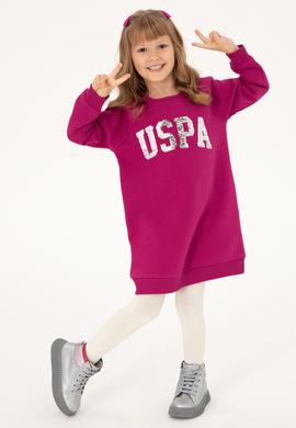 Kız Çocuk Fuşya Örme Elbise - 50298903002