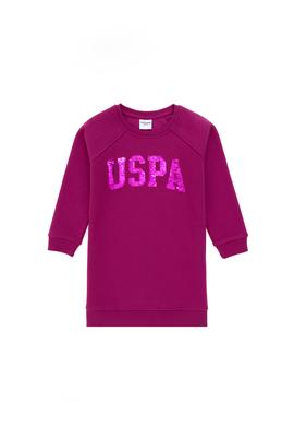 Kız Çocuk Fuşya Örme Elbise - 50298903002