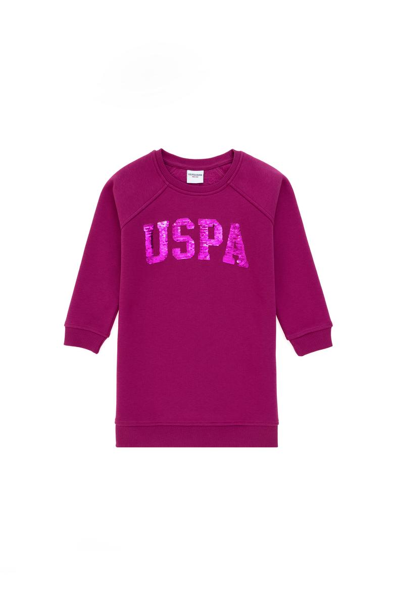 Kız Çocuk Fuşya Örme Elbise - 50298903002