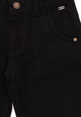 Erkek Çocuk Siyah Kanvas Pantolon - 50298581020