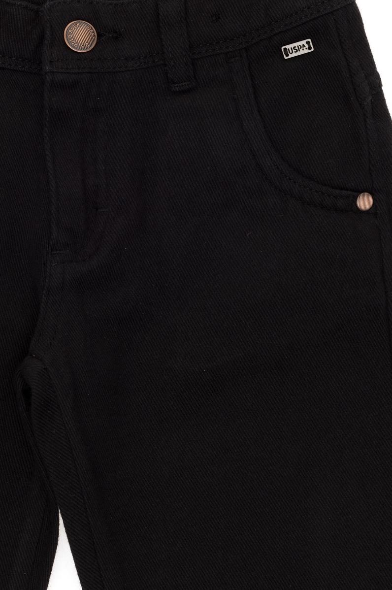 Erkek Çocuk Siyah Kanvas Pantolon