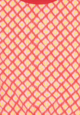 Kız Çocuk Nar Çiçeği Bisiklet Yaka Sweatshirt - 50298156024