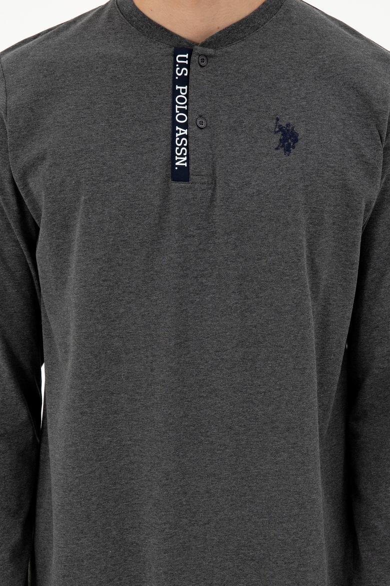 Erkek Gri Melanj Pijama Takımı - 50301724013