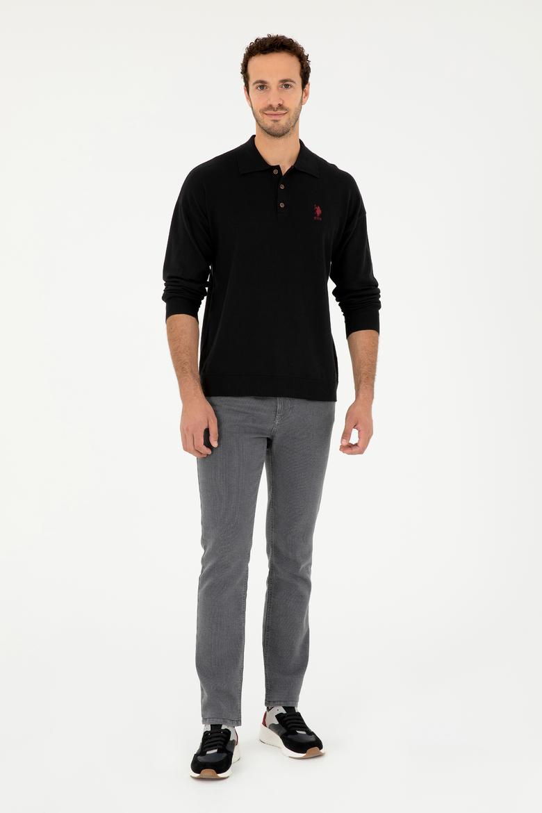 Erkek Siyah Basic Kazak - 50293506005