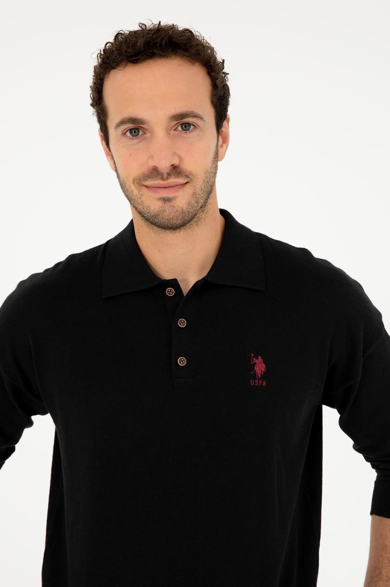 Erkek Siyah Basic Kazak