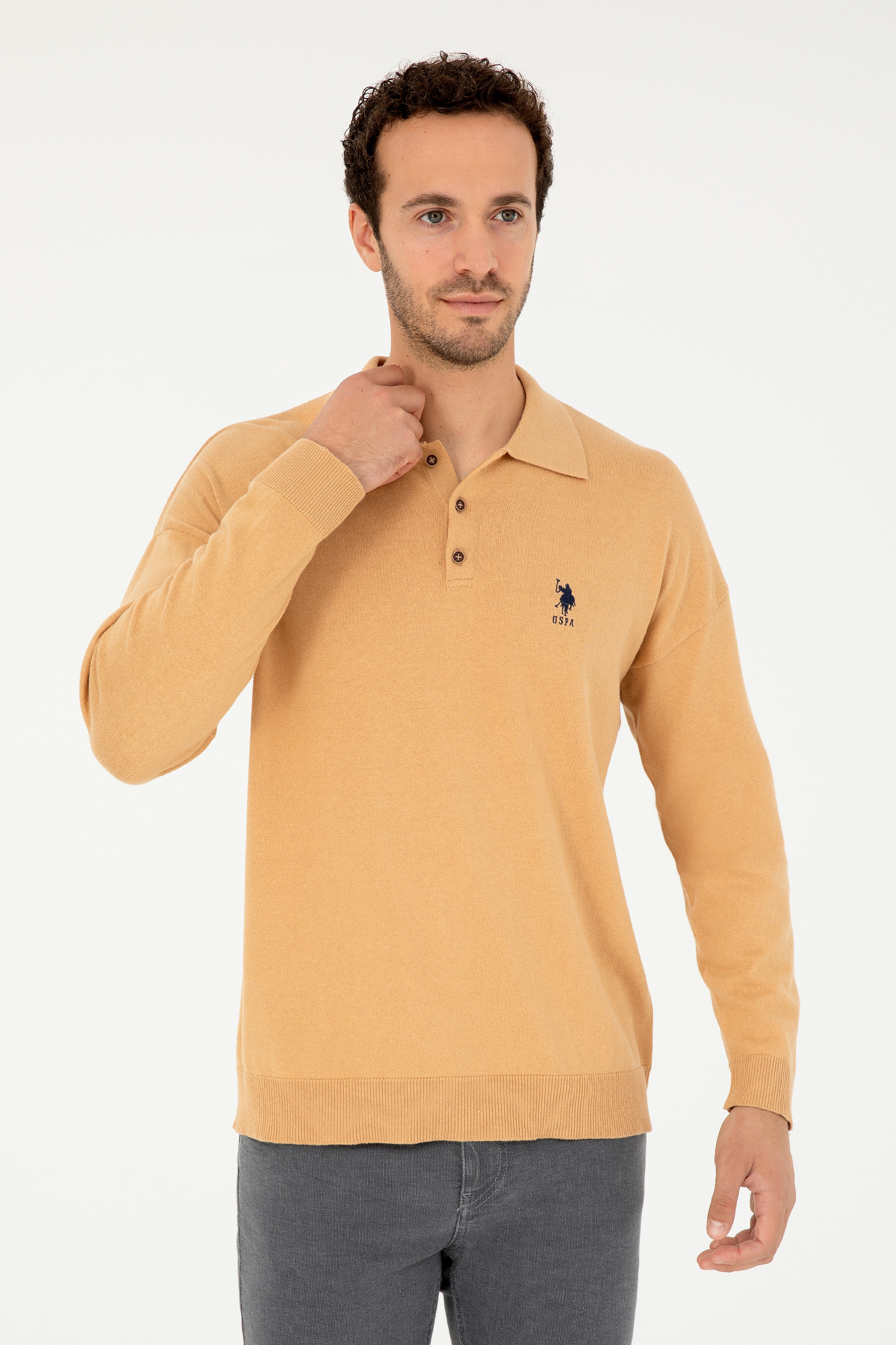 Erkek Camel Basic Kazak