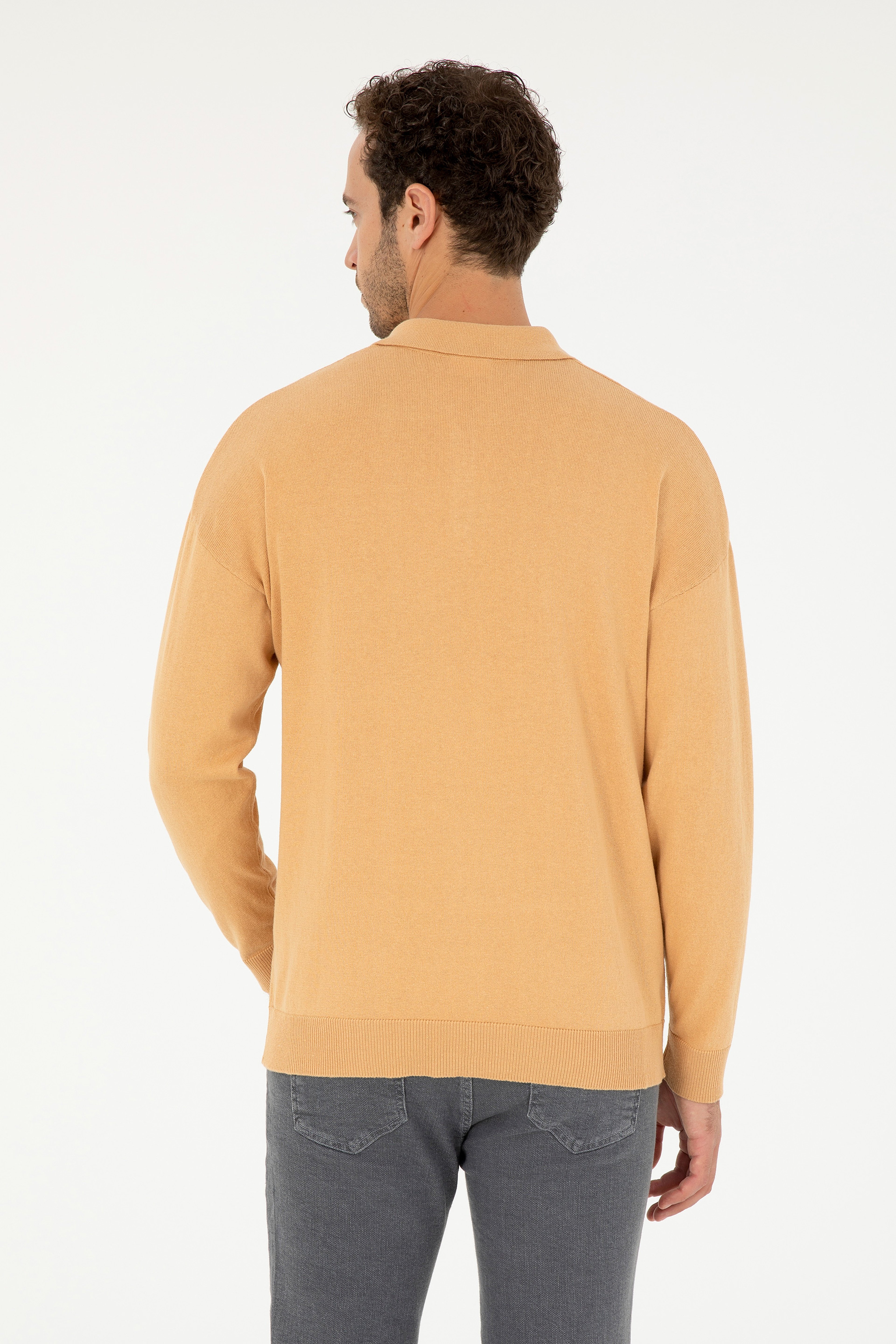 Erkek Camel Basic Kazak - Image 5