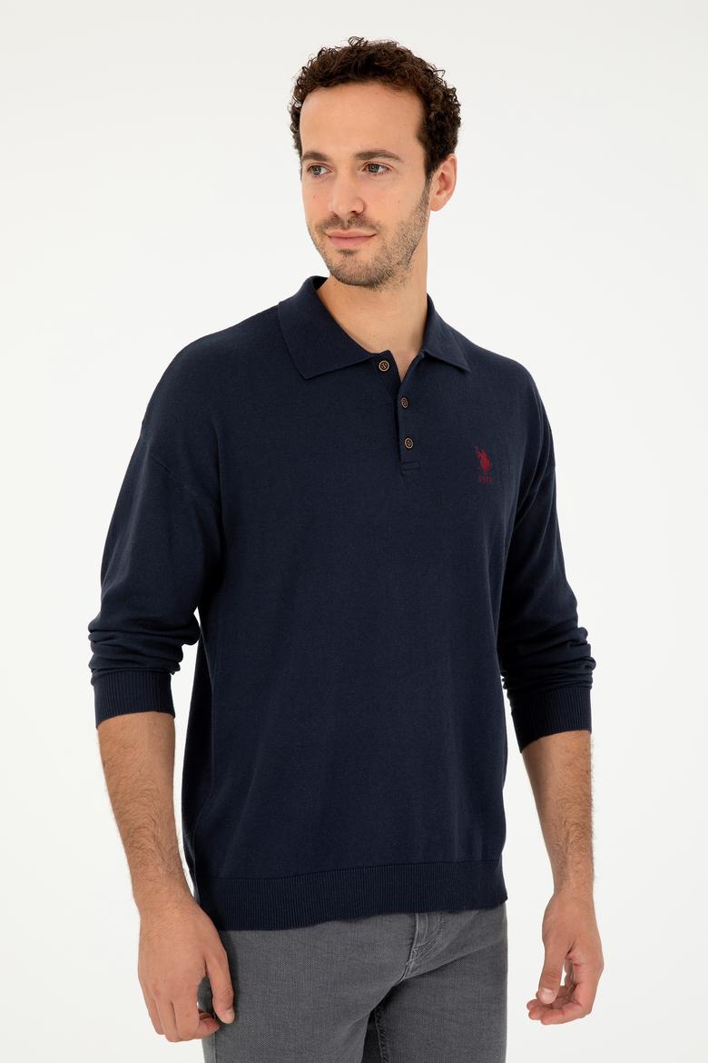 Erkek Lacivert Basic Kazak - 50293506050