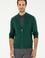 Erkek Koyu Yeşil Basic Triko Hırka