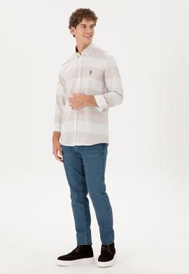 Erkek Taş Uzun Kollu Gömlek - 50291249036