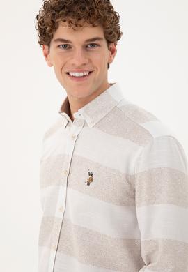 Erkek Taş Uzun Kollu Gömlek - 50291249036