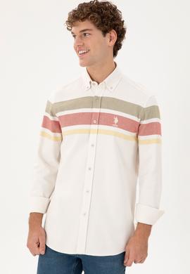 Erkek Krem Uzun Kollu Gömlek - 50291406031