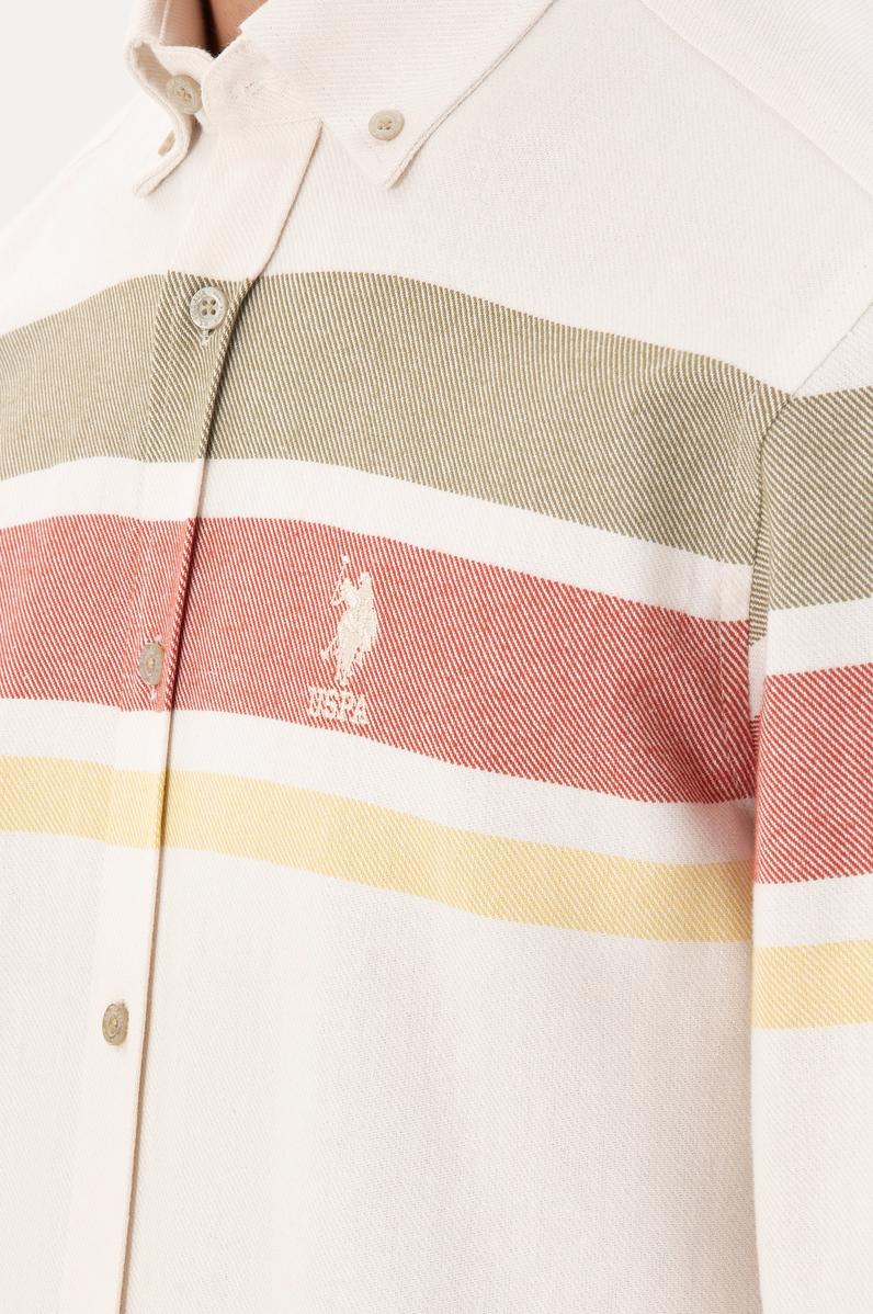 Erkek Krem Uzun Kollu Gömlek