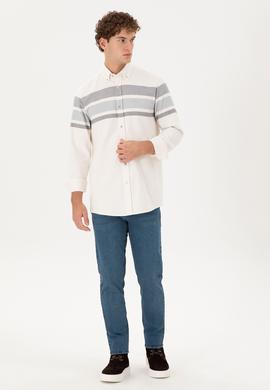 Erkek Taş Uzun Kollu Gömlek - 50291406013