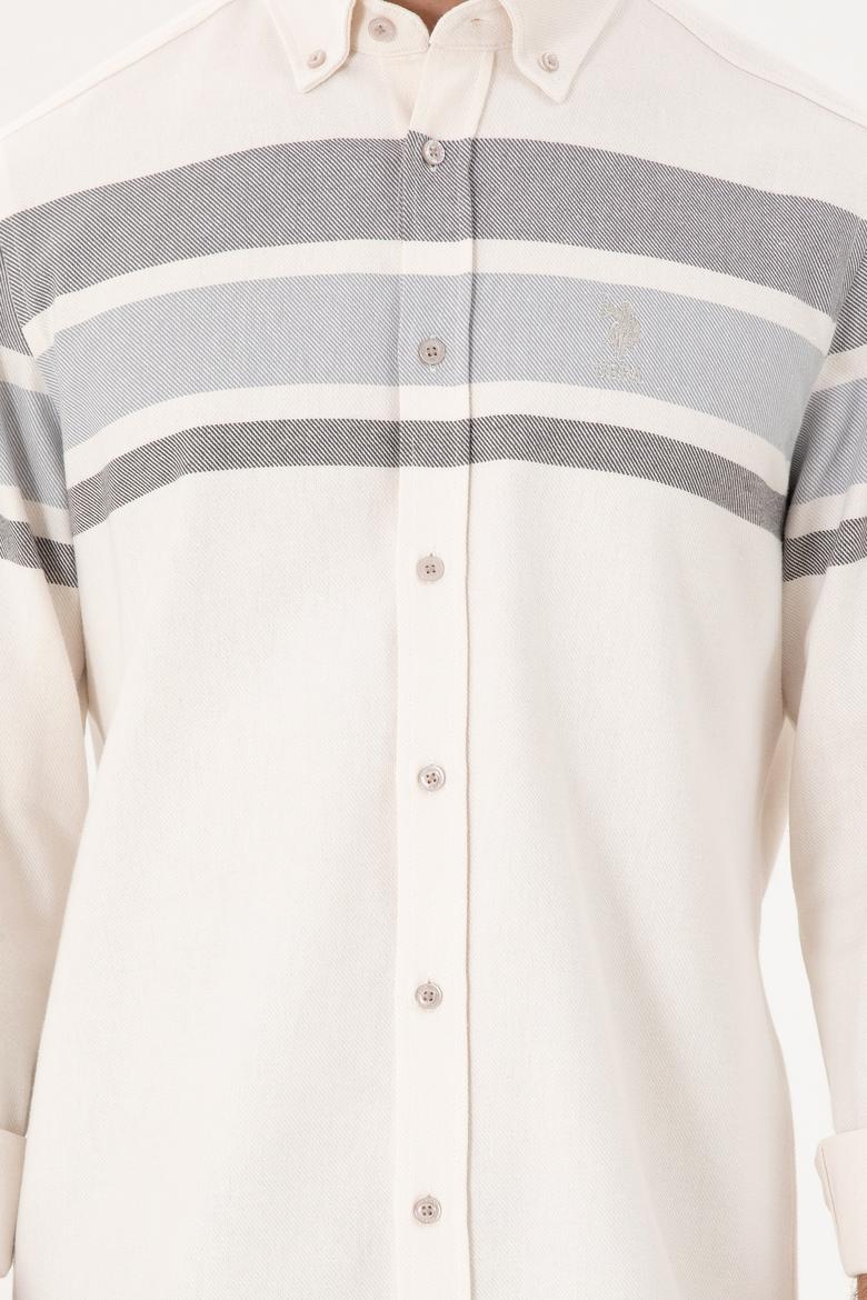 Erkek Taş Uzun Kollu Gömlek - 50291406013