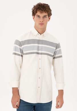 Erkek Taş Uzun Kollu Gömlek - 50291406013