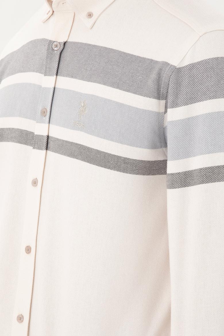 Erkek Taş Uzun Kollu Gömlek - 50291406013