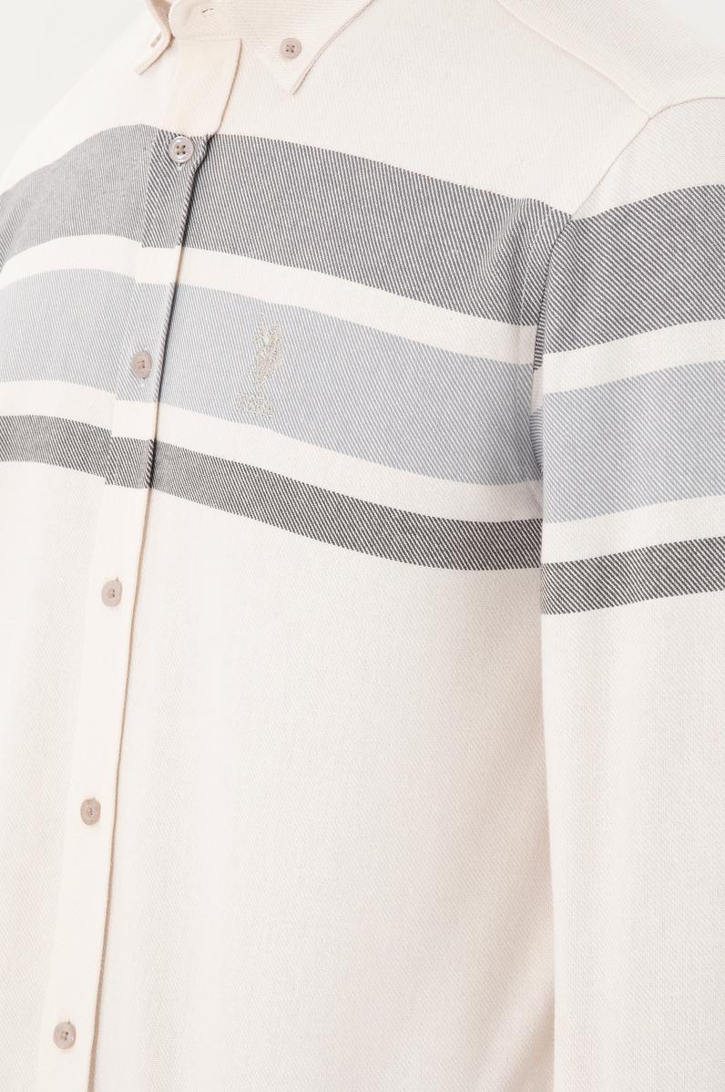 Erkek Taş Uzun Kollu Gömlek