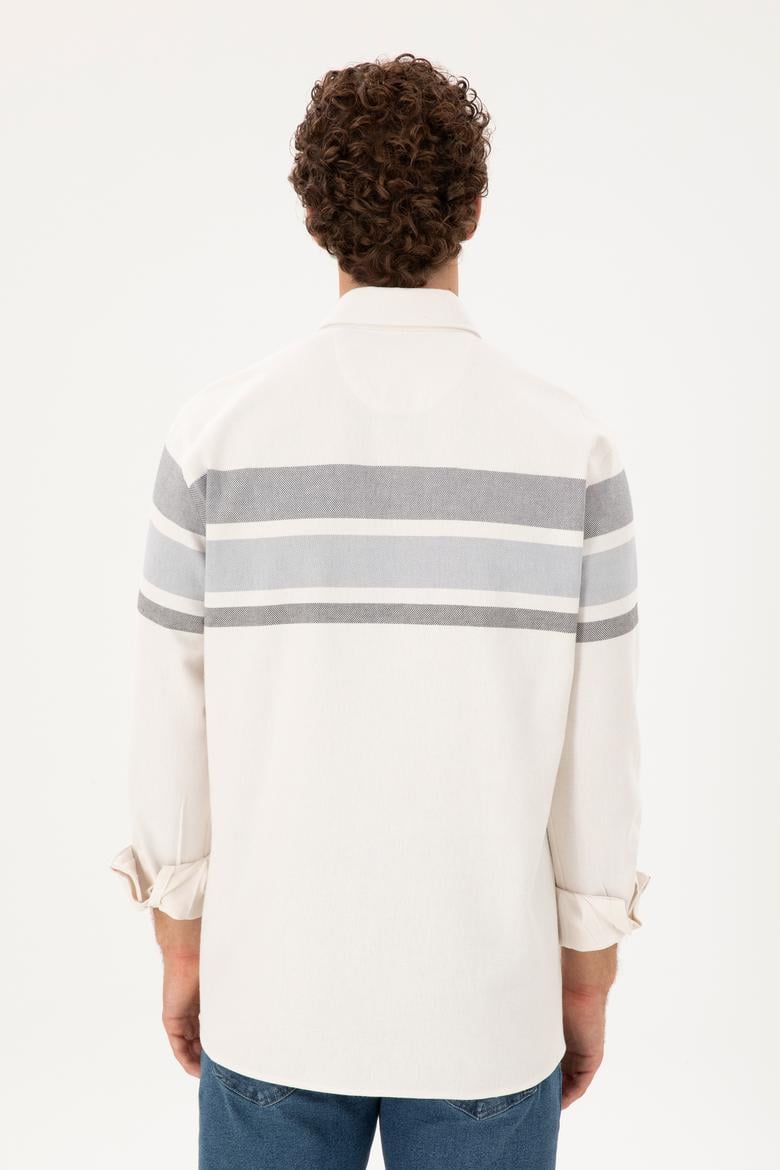 Erkek Taş Uzun Kollu Gömlek - 50291406013