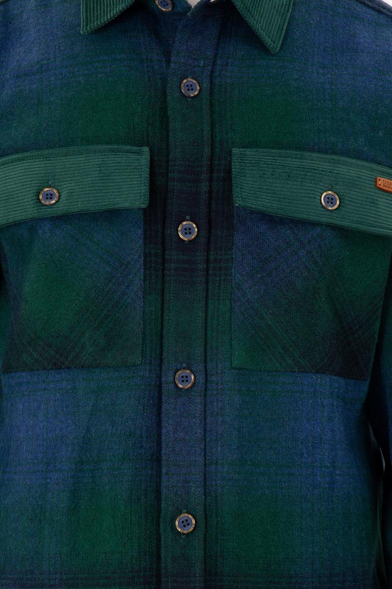 Erkek Lacivert Uzun Kollu Gömlek - 50296047007