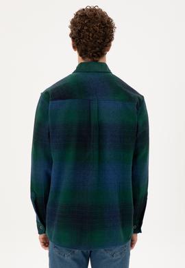 Erkek Lacivert Uzun Kollu Gömlek - 50296047007