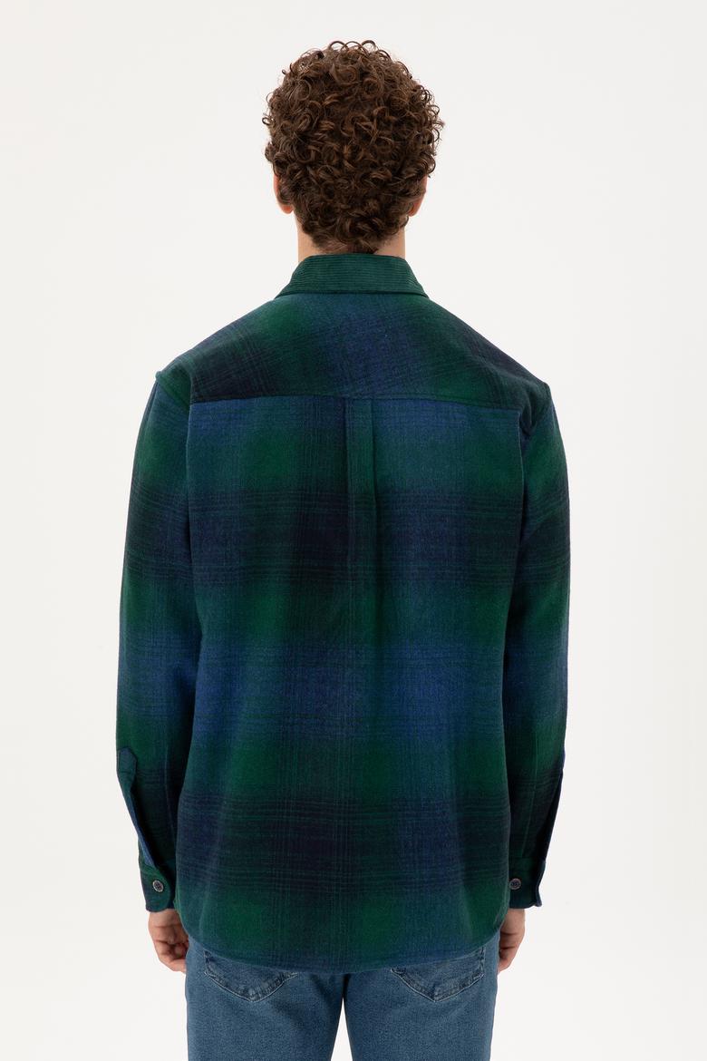 Erkek Lacivert Uzun Kollu Gömlek - 50296047007